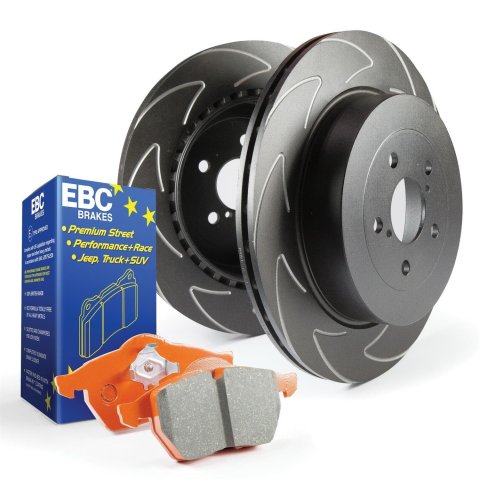 EBC Stage 7 Orangestuff Brake Pads and BSD Sport Series Rotors Kits for 2007-2008 EDGE, MKX - S7KR1083 Disc Pad Rotor Kit