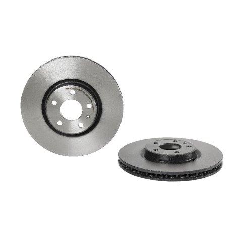 Brembo Premium UV Coated Brake Rotors 09.B822.11 Rotor, Brembo, Vented, Solid Surface, 12.6 in. Diameter, Iron, UV-Coated, Audi, Each