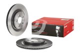 Brembo Prime UV Coated Brake Rotors 09.B312.11 Rotor, Brembo, Vented, Solid Surface, 12.84 in. Diameter, Iron, UV-Coated, Jaguar, Each thumbnail 1