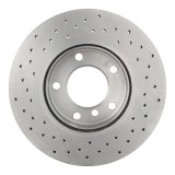 Brembo Xtra Drilled Performance Rotors 09.5390.3X Brake Rotor, Brembo, Vented, Cross-Drilled Surface, 11.26 in. Diameter, Iron, UV-Coated, BMW, Each thumbnail 2