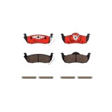 Brembo NAO Ceramic Brake Pads P37011N Pads, Brembo, Ceramic, Integrally Molded, Shims, with Hardware, Jeep, Set thumbnail 1