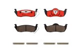 Brembo NAO Ceramic Brake Pads P37011N Pads, Brembo, Ceramic, Integrally Molded, Shims, with Hardware, Jeep, Set thumbnail 2