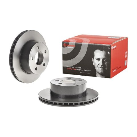 Brembo Premium UV Coated Brake Rotors 09.7421.81 Rotor, Brembo, Vented, Solid Surface, 11.02 in. Diameter, Iron, UV-Coated, Jeep, Each