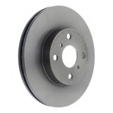 Brembo Premium UV Coated Brake Rotors 09.5736.11 Rotor, Brembo, Vented, Solid Surface, 10.04 in. Diameter, Iron, UV-Coated, Chevrolet, Each thumbnail 1