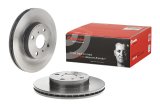 Brembo Premium UV Coated Brake Rotors 09.5736.11 Rotor, Brembo, Vented, Solid Surface, 10.04 in. Diameter, Iron, UV-Coated, Chevrolet, Each thumbnail 6