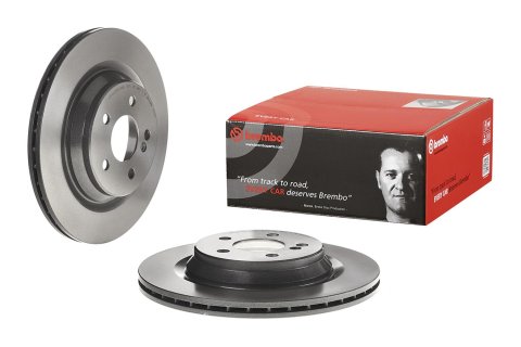Brembo Premium UV Coated Brake Rotors 09.C134.11 2001 Mercedes-Benz CL55 AMG Base Rotor