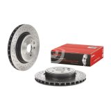 Brembo Premium UV Coated Brake Rotors 09.A301.11 Rotor, Brembo, Vented, Cross-Drilled Surface, 13.58 in. Diameter, Iron, UV-Coated, Lexus, Each thumbnail 1