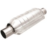 MagnaFlow Universal Catalytic Converters 440106 Converter, Stainless Steel, 2.50 in. Inlet, 2.50 in. Outlet, 15.0 in. Length, Universal, Each thumbnail 2