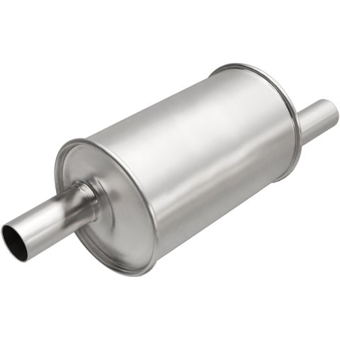 MagnaFlow Universal Steel 1.75 Inch Muffler 200-1743 Muffler, Universal, in. Offset Inlet/Outlet, Round, Steel, Aluminized, Each