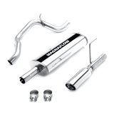 MagnaFlow Street Series Performance Exhaust Systems 16702 System, Cat-Back, Stainless Steel, Polished Stainless Tip, Dodge, 3.7L, Kit thumbnail 1