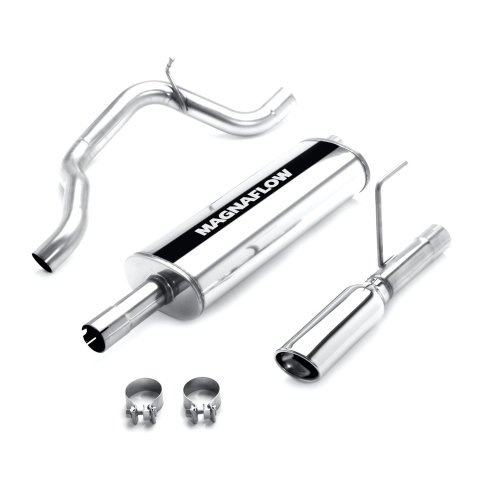 MagnaFlow Street Series Performance Exhaust Systems 16702 System, Cat-Back, Stainless Steel, Polished Stainless Tip, Dodge, 3.7L, Kit