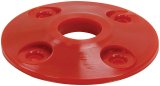 Allstar Performance Replacement Hood Pin Scuff Plates ALL18432 Plates, Plastic, Red, Set of 4 thumbnail 1
