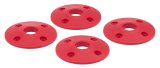 Allstar Performance Replacement Hood Pin Scuff Plates ALL18432 Plates, Plastic, Red, Set of 4 thumbnail 2