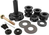 Allstar Performance Crank Pulley Mandrel Kits ALL31031 Kit, Components Only, Aluminum, Black Anodized, Chevy, Small Block, Kit thumbnail 1