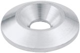 Allstar Performance Countersunk Washers ALL18662 Washers, Countersunk, Aluminum, Natural, I.D. Chamfer, 0.250 in. I.D., 1.00 in. O.D., Set of 10 thumbnail 2