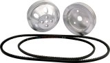 Allstar Performance 1:1 Ratio Pulley Kits ALL31080 Pulleys, V-Belt, Aluminum, Machined, Crankshaft, Water Pump, Chevy, Small Block, Short Water Pump, Kit thumbnail 2