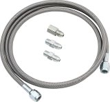 Allstar Performance Gauge Line Kits ALL46110-60 Tubing, Braided Stainless Steel, -4 AN Diameter, 5 ft. Long, Kit thumbnail 1
