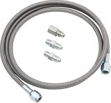 Allstar Performance Gauge Line Kits ALL46110-60 Tubing, Braided Stainless Steel, -4 AN Diameter, 5 ft. Long, Kit thumbnail 2