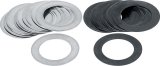 Allstar Performance Spark Plug Indexing Shims ALL96505 Shims, 60 degree, 90 degree, 14mm Flat Seat Plug, Aluminum, Set of 24 thumbnail 1