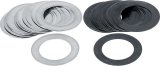 Allstar Performance Spark Plug Indexing Shims ALL96505 Shims, 60 degree, 90 degree, 14mm Flat Seat Plug, Aluminum, Set of 24 thumbnail 2