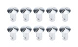 Allstar Performance Oval Head Button Fasteners ALL19276 Quick Fasteners, Fastener Head, Aluminum, Flush Slotted, 0.500 in., Set of 10 thumbnail 1