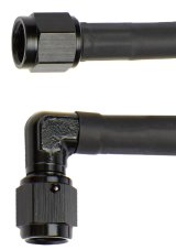 Allstar Performance Coated Stainless Steel Lines ALL48398 Brake Hoses, Individual, Brake Lines, Assembled, Braided Outer, 6 in. Length, Each thumbnail 1