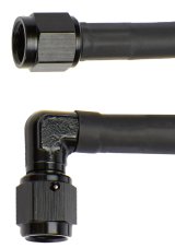 Allstar Performance Coated Stainless Steel Lines ALL48398 Brake Hoses, Individual, Brake Lines, Assembled, Braided Outer, 6 in. Length, Each thumbnail 2