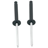 Allstar Performance Tri-Fold Rivets ALL18099 Hardware, 1/8 in Rivet Aluminum Mandrel, Black, Set of 100 thumbnail 2