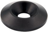 Allstar Performance Countersunk Washers ALL18663 Washers, Countersunk, Aluminum, Black Anodized, I.D. Chamfer, 0.250 in. I.D., 1.00 in. O.D., Set of 10 thumbnail 2