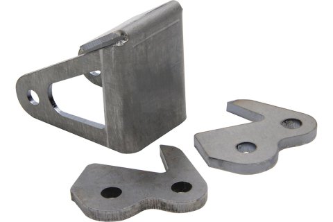 Allstar Performance Wheelie Bar Castor Bracket Kits ALL60500 Replacement Parts, Bracket, Steel, Natural, For 1.625 in. Width x 4 in. Diameter Wheel, Kit