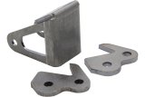 Allstar Performance Wheelie Bar Castor Bracket Kits ALL60500 Replacement Parts, Bracket, Steel, Natural, For 1.625 in. Width x 4 in. Diameter Wheel, Kit thumbnail 2