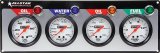 Allstar Performance Gauge Panel Kits ALL80093 Kit, Analog, Console, 2 5/8 in., Water Temperature, Oil Pressure, Oil Temperature, Fuel Pressure, Kit thumbnail 1