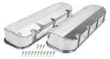 Allstar Performance Fabricated Aluminum Valve Covers ALL26176 Covers, Covers, Big Block Chevy, Tall, Natural Finish, Without Holes, Sold as a Pair thumbnail 1