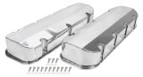 Allstar Performance Fabricated Aluminum Valve Covers ALL26176 Covers, Covers, Big Block Chevy, Tall, Natural Finish, Without Holes, Sold as a Pair thumbnail 2