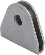 Allstar Performance Chassis Tabs ALL60031 Seat Belt Bracket, Double Sheer, Steel, Weld-On, Each thumbnail 1