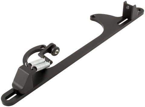 Allstar Performance Adjustable Throttle Brackets with Return Springs ALL54215 Bracket Springs, Adjustable, Carb Base Mount, Aluminum, Black, Edelbrock or 4150 Carb, Lokar, Kit