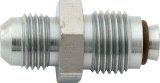 Allstar Performance Fuel Rail Fittings ALL50951 Fitting, Inlet Fitting, Adapter Style, Straight, Steel, Natural, -6 AN Male Threads, M16 x 1.5 O-ring Male Threads, Each thumbnail 2