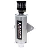 Allstar Performance Mini Breather Tanks ALL36142 Oil Tank, Round, Aluminum, Natural, Universal, Flat Mount, Each thumbnail 2