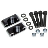 Allstar Performance U-Joint Girdles ALL69025 Fasteners, Girdles, Aluminum, Black Anodized, 1310/1330 Series U-Joint, 1 1/16 in. Cap Diameter, Pair thumbnail 1