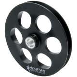 Allstar Performance Power Steering Pulleys ALL48251 Pulley, V-belt Style, 1-groove, Aluminum, Black Anodized, 6 in. O.D., Each thumbnail 2
