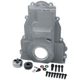 Allstar Performance LS Timing Cover Conversion Kits ALL90090 Cover, LS, One-piece, Aluminum, Natural, Chevy, Small Block LS, Adapts Ford Distributor to Cover, Kit thumbnail 1