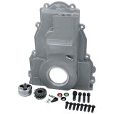 Allstar Performance LS Timing Cover Conversion Kits ALL90090 Cover, LS, One-piece, Aluminum, Natural, Chevy, Small Block LS, Adapts Ford Distributor to Cover, Kit thumbnail 2