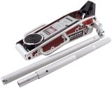 Allstar Performance Aluminum Pit Jacks ALL10422 Floor Jack, Aluminum, Red, 3,000 lbs. Capacity, 17 1/2 in. Maximum Height, 3-Pump, Each thumbnail 1