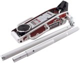 Allstar Performance Aluminum Pit Jacks ALL10422 Floor Jack, Aluminum, Red, 3,000 lbs. Capacity, 17 1/2 in. Maximum Height, 3-Pump, Each thumbnail 2