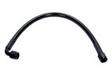 Allstar Performance Coated Stainless Steel Lines ALL48466-12 Ah Hose Assemblies, Performance, #6 Braided Line, Black, 12 in. Long, Aluminum Ends, Black, -6 AN Straight, -6 AN 90 Degree, Each thumbnail 1
