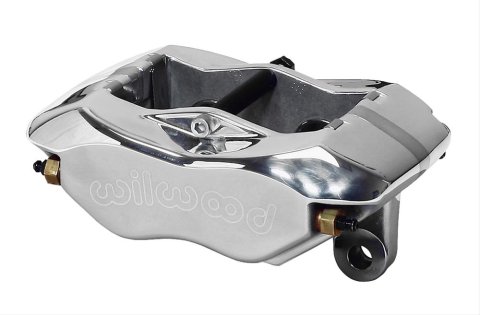 Wilwood Forged Narrow Dynalite Calipers 120-11578-P Brake Caliper, Series, 4-piston, Aluminum, Polished, Logo, Each