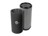 aFe Aries AE1 Pro Dry S Air Filter Elements 81-10076-WF Element, S, Round Flanged, 5.375, 13.100 in. High, Synthetic, Gray, Each thumbnail 1