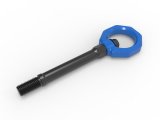 aFe Control Tow Hooks for 2020-2025 CORVETTE - 450-401014-L Hook, Front, Blue Powdercoated, Chevy, Corvette, Each thumbnail 6