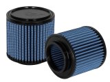 aFe Pro 5R Air Filter Elements for 2005-2016 DB9 - 10-10141-MA Elements, 5R, Oiled, Cotton Gauze, Blue, Round Flanged, 5.29 in. Height, Aston Martin, 6.0L, Pair thumbnail 6