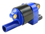 aFe Scorcher High-Performance Ignition Coils 77-92012-MD Coil, SCORCHER High-Performance, Coil Pack Style, Round, Blue, Cadillac, Chevy, GMC, Set of 8 thumbnail 3